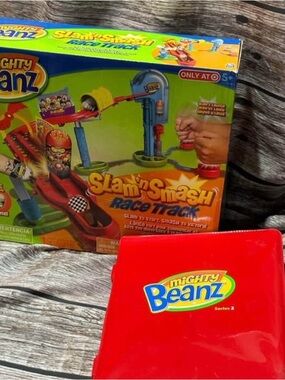 Mighty Beanz Series Slam n Smash Race Track with accessories